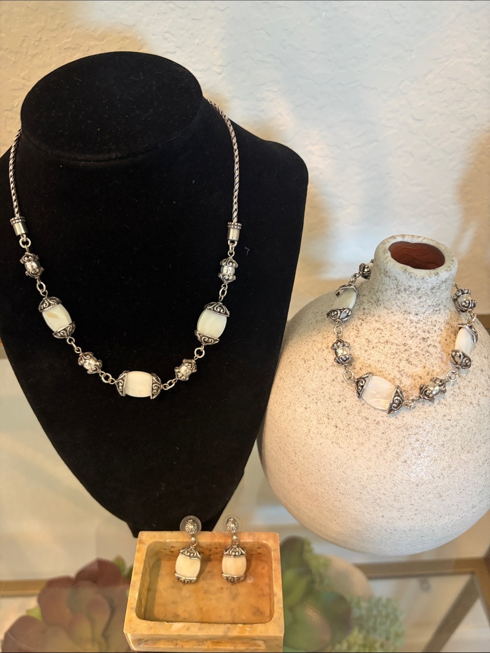 Brighton Retired Mother of Pearl 3 Piece Set